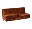 SOFA-Orange Velvet Armless