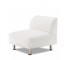 CHAIR-ARMLESS-SECT-WHT ULTRSDE