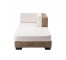 CHAISE-WOVEN RATTAN-CREAM TUFT