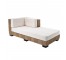 CHAISE-WOVEN RATTAN-CREAM TUFT