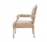 CHAIR-ARM-BEIGE STRIPE