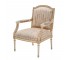 CHAIR-ARM-BEIGE STRIPE