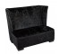 BANQUETTE-Crushed Black Velvet