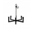 Chandilier-Brown Metal-6 arm