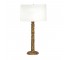 TABLE LAMP-Gold Swirled Pillar