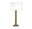 TABLE LAMP-Gold Swirled Pillar