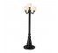 STREET LAMP-4 GLOBE-BLACK