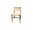 CHAIR-Side-Woven Canvas Seat & Back W/Wood Frame