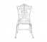 CHAIR-SIDE-WHITE IRON