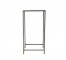 PEDESTAL-36H-BRUSHED STEEL