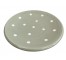 CAKE STAND-MED-GRN W/WHT DOTS