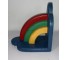 BOOKEND-Kids Bookend- Wooden Rainbow