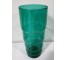 VASE-Tall Blue Ledged Glass