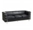 Black Corbusier 3 Bar Sofa