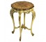 Lamp Table W/Inlay Beige Base