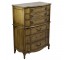 Tall Dresser Fruitwood 6 Draws