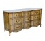 Long Dresser Fruitwood 9Drawer