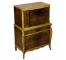 DRESSER-Tall Burlwood W/Beige Ornate