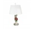 Porcelain Red Rose Lamp