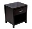 Night Stand 1 Drawer Dark Wood