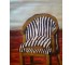 Blue/White Stripe Chair/Paint