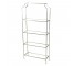 Silver Leaf (4) Shelf Bookcase