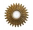 Starburst Gold Leaf Mirror 24"