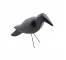 Sm Wooden Blk Bird Wire Legs