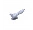 Small Cast Iron Bird Whitewash