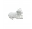 White Glazed Pug Figurine