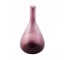 Purple Glass Long Necked Vase