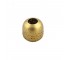 Gold Circular Vase W/Pin Holes
