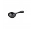 Blk Faux Horn Salad Spoon