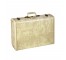 Vingtage Biege Suitcase/16"H