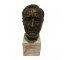 BUST-Bronzed FDR W/Marble Base