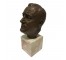 BUST-Bronzed FDR W/Marble Base