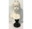 Girl Bust Bow in Hair White