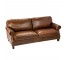 Leather Sofa W/Nailheads