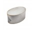 HAT BOX- Silver Oval