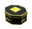 Hat Box-Ocatagon Blk & Yellow