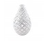 VASE- White Lattice