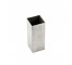 VASE- Brushed Silver Square