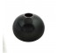 BUD VASE- Black Glazed Globe