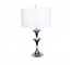 Lamp-Silver W/White Balls