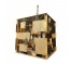 Hng Lamp-Gold Square Cutouts