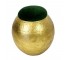 Stool-Hammered Gold W/Green