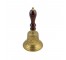 Brass Captain's Bell/Brwn Hand