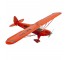 Lrg Red Airplane W/Wing Stripe