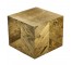 Wood Cube/Ottoman-End Table