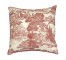 Pillow-Red Cotton Toile